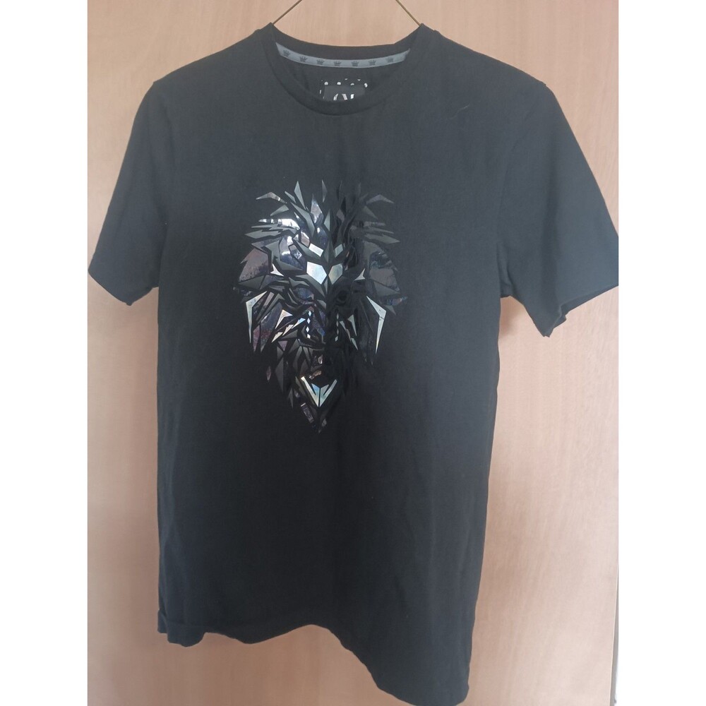 CM Ricky Singh Mens Black Lion Shirt - Size Small